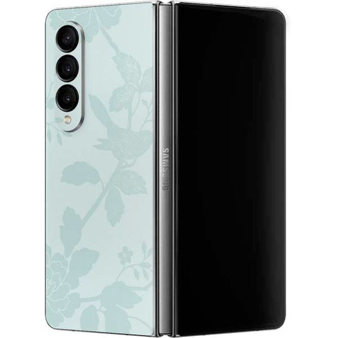 Bird Floral Galaxy Z Fold4 5G Skin